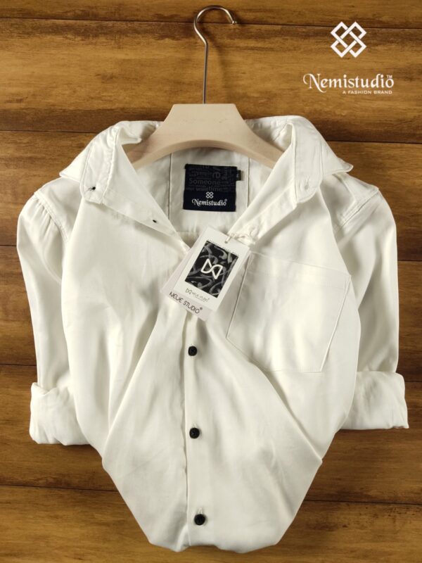 Classic White Oxford Shirt - Image 2